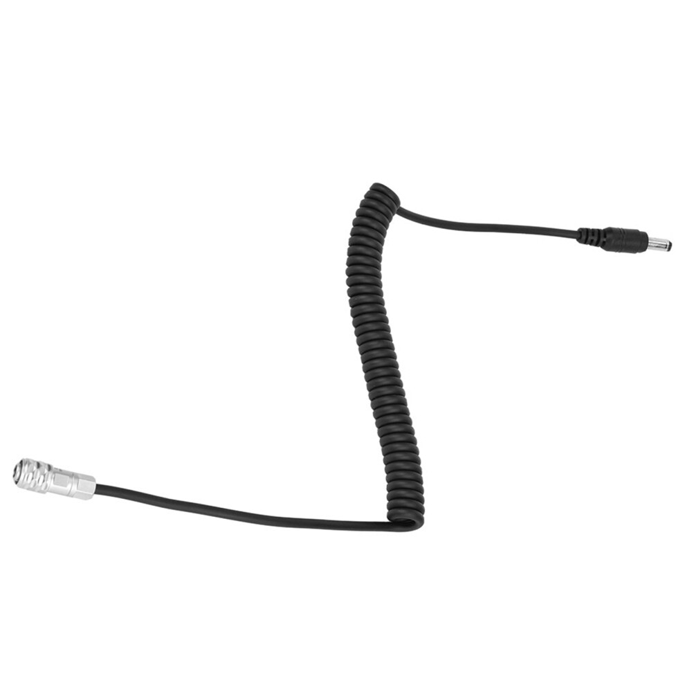 Dc To Bmpcc 4K 2Pin Plug Power Coiled Cable Compatible With Blackmagic Pocket Cinema Battery(Straight Head) 3158587080193
