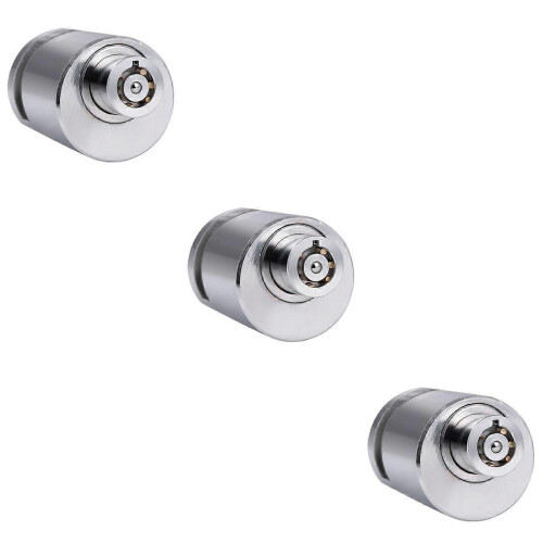 Motorcycle Disc Lock Disc Brake Lock for Bike Use 3Pcs Silver