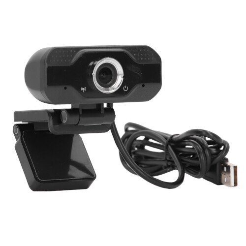 Webcam USB com Microfone 1080P 30 FPS HD Compatível com Chamadas de Vídeo, Gravações, Conferências e Jogos 2