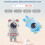 STARTRC for  GO 3 Camera Silicone Case Spaceman Silicone Protective Cover Anti-Drop Body Protector 4