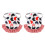 2Pcs Chicken Saddle Hen Apron Wing Feather Protector White+Red 2217cm 2