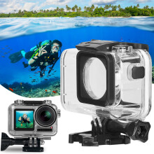 Duikbare behuizing/beschermhoes (61 m) voor onderwatergebruik, compatibel met DJI Osmo actiecamera.