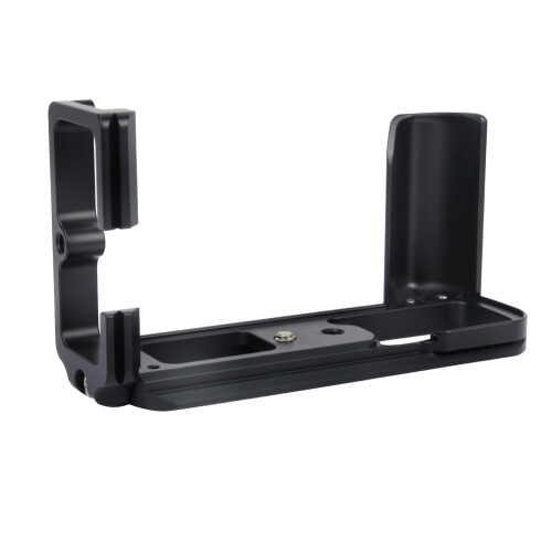 Durable Black L shaped Camera Bracket Quick Release Vertical Grip Compatible With FUJIFILM X T3