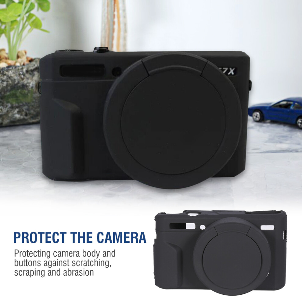 Lightweight Soft Silicone Camera Case Cage Protector Cover Compatible With Canon G7xii /G7x Mark Ii 3139294691810