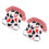 2Pcs Chicken Saddle Hen Apron Wing Feather Protector, White+Red, 22x17cm 11