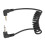 Camera Shutter Cord 2.5mm to 3.5mm Gold Plated Joint Plastic Elastic Flash Trigger Shutter Release Cable Compatible With Shooting 5