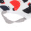 2Pcs Chicken Saddle Hen Apron Wing Feather Protector White+Red 2217cm 16