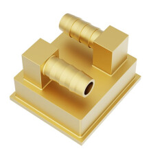 Copper Water Block SLT-ZT4040 CNC Machining Integrated Welding HighPressure Resistance for PC Gaming Cooling Building,B