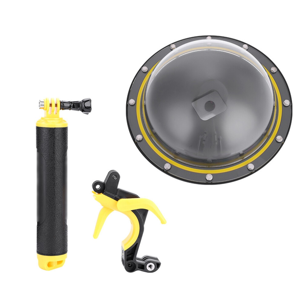 Telesin Professional Dome Port Waterproof Case Housing Compatible With Gopro Hero 5/6/7 Camera 3767994297959