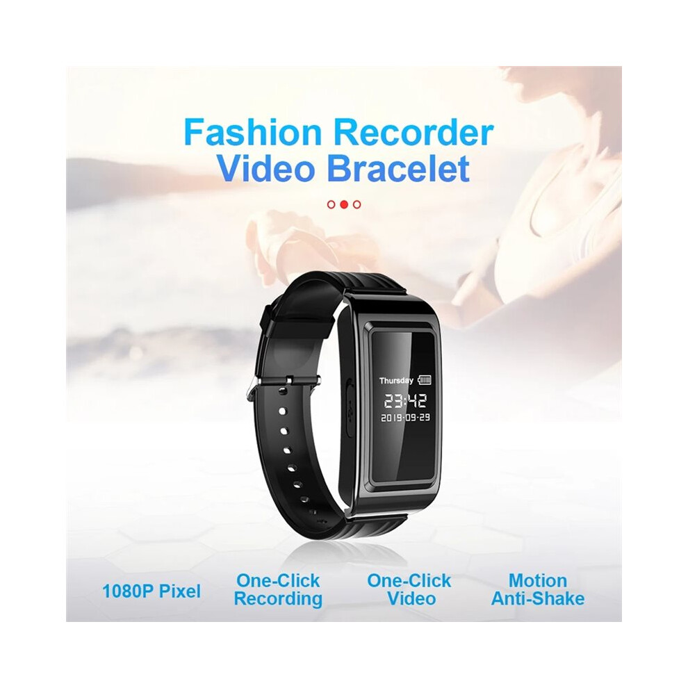 Video Voice Recorder Camera Watch 1080P Dv Dvr Professional Digital Bracelet Dictaphone Sound Small Micro 64G 4712038850569