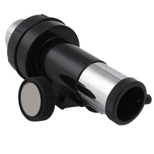 Suporte de foco para telescópio de 67 mm com revestimento interno, manual, estável e robusto, compatível com oculares de 1,25 polegadas.
