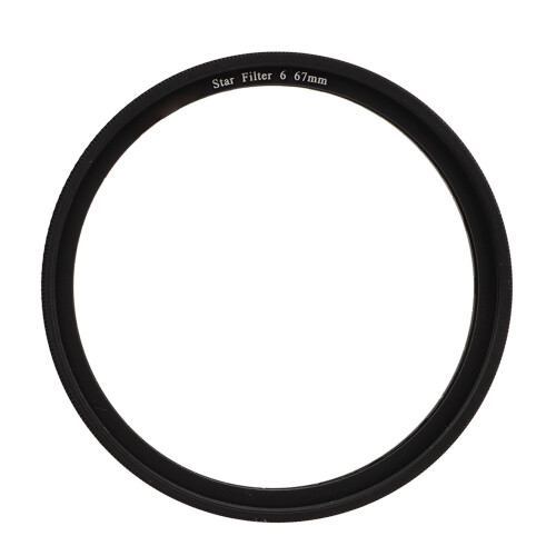Star Filter 6 Line High Definition Coating Adjustable Cross Screen Starburst Effect Filter Compatible With Camera 67mm 1