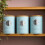 Cooks Professional Cooks Professional 3 Piece Kitchen Storage Set with Bamboo Lids | Blue / Silver 2