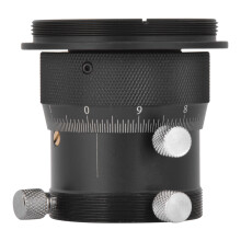 Aluminiumlegering 1,25 inch SCT dubbele spiraalvormige focuser met hoge precisie en een focusslag van 10 mm, compatibel met astronomische telescopen.