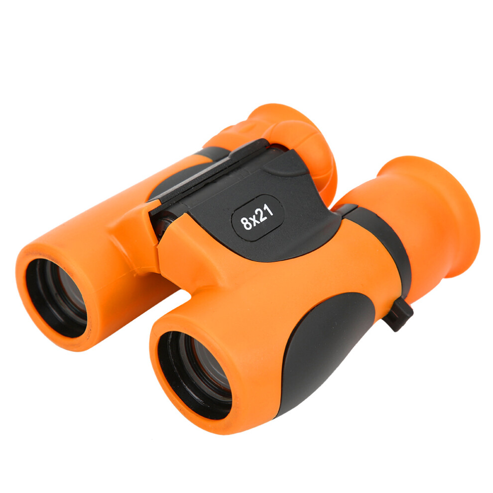 8X21 Portable Mini Handheld Outdoor Children Binocular Telescope Toy Kid Giftorange Light 3257989859663