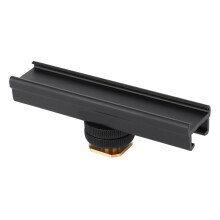 Easy Hood ESE-10 10cm Cold Shoe Mount verlengstukbeugelhouder met 1/4 inch schroefgat, compatibel met Canon en Nikon camera's