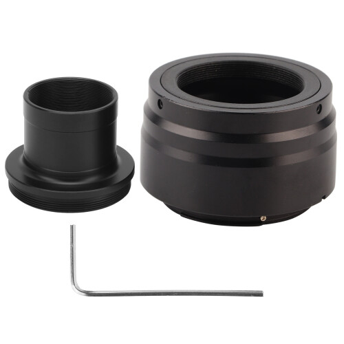 Adaptador de anel de montagem T para telescópio astronômico de 1,25 polegadas, compatível com câmeras mirrorless Canon com montagem R. 1