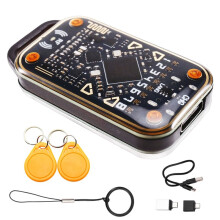 Chameleon V3.0 RFID Chip Emulator Reader 125 KHz 13,56 MHz ID IC Smartcard NFC Duplikator Tag Kopierer + 2XUID Schlüsselanhänger