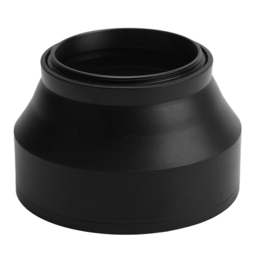 Para-sol dobrável para lentes de câmeras, previne astigmatismo e danos. Compatível com câmeras digitais de 52 mm/2,0 polegadas. 1