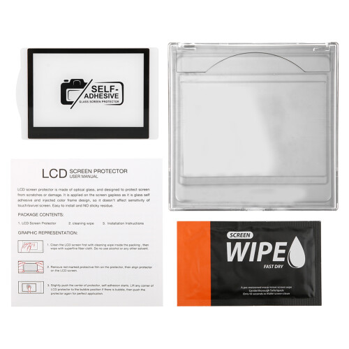 Protetor de tela LCD antienvelhecimento e à prova de poeira, compatível com câmera EOSR6. 1