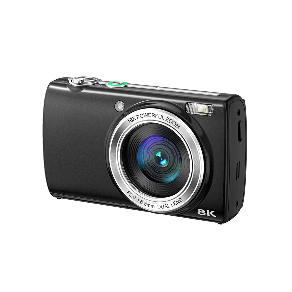 8K Digital Camera For Photography, 88Mp Wifi Vlogging Camera With Dual Lens, Touch Screen, 16X Zoom Autofocus Camera 6033065454529