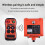 2X Q200 Industrial Remote Control 2-Button IP65, Wireless Controller for Overhead Crane Industrial AC- 12-24V 3