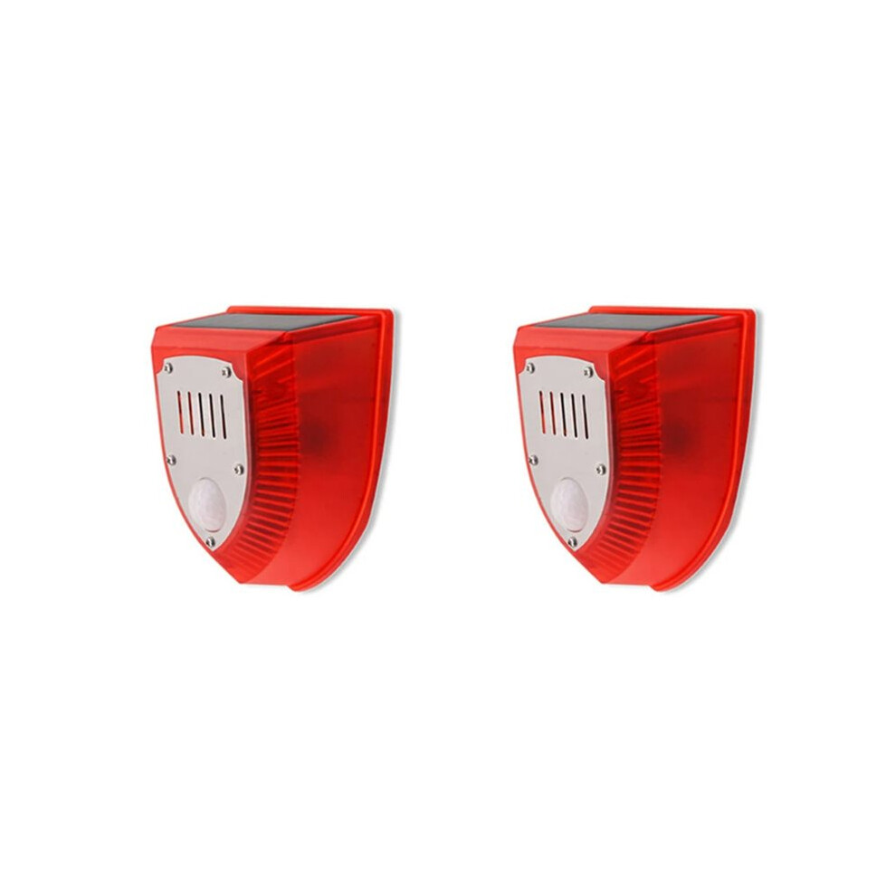 2X Alarm Animal Repellent Anti Wild Boar Drive Professional Alarm Anti-Theft Flashing Remote Control Siren Sensor Alarm 4712531387319