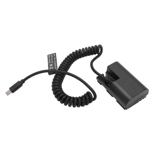 Type C LPE6 Full Decoded Dummy Battery DC Coupler Power Adapter Compatible With 5D4 6D2 7D Camera 1