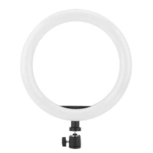 Luz de preenchimento circular de 10 polegadas para transmissões ao vivo, iluminação complementar para selfies noturnas e aprimoramento de fotos.