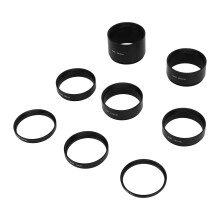 8-teiliges M48x0,75 Brennweitenverlängerungsset (3, 5, 7, 10, 12, 15, 20, 30 mm) – kompatibel mit astronomischen Teleskopen