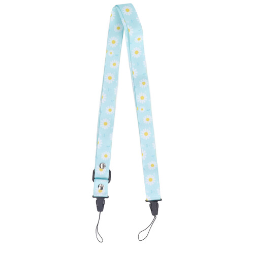 1.2m Camera Shoulder Strap Length Adjustable Multifunctional Stylish Printed Camera Belt Compatible With Instant Camera Mini12 11 8 Flower Pattern 1