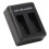Caricabatterie doppio per action camera con porta USB Type-C e Micro USB, compatibile con action camera. 4