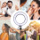 Ring Light de LED de 6 polegadas para câmera, luz de preenchimento para fotografia, dimerizável, com suporte para tripé e celular. 5