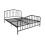 DHP Bushwick Metal Bed Black Double 1