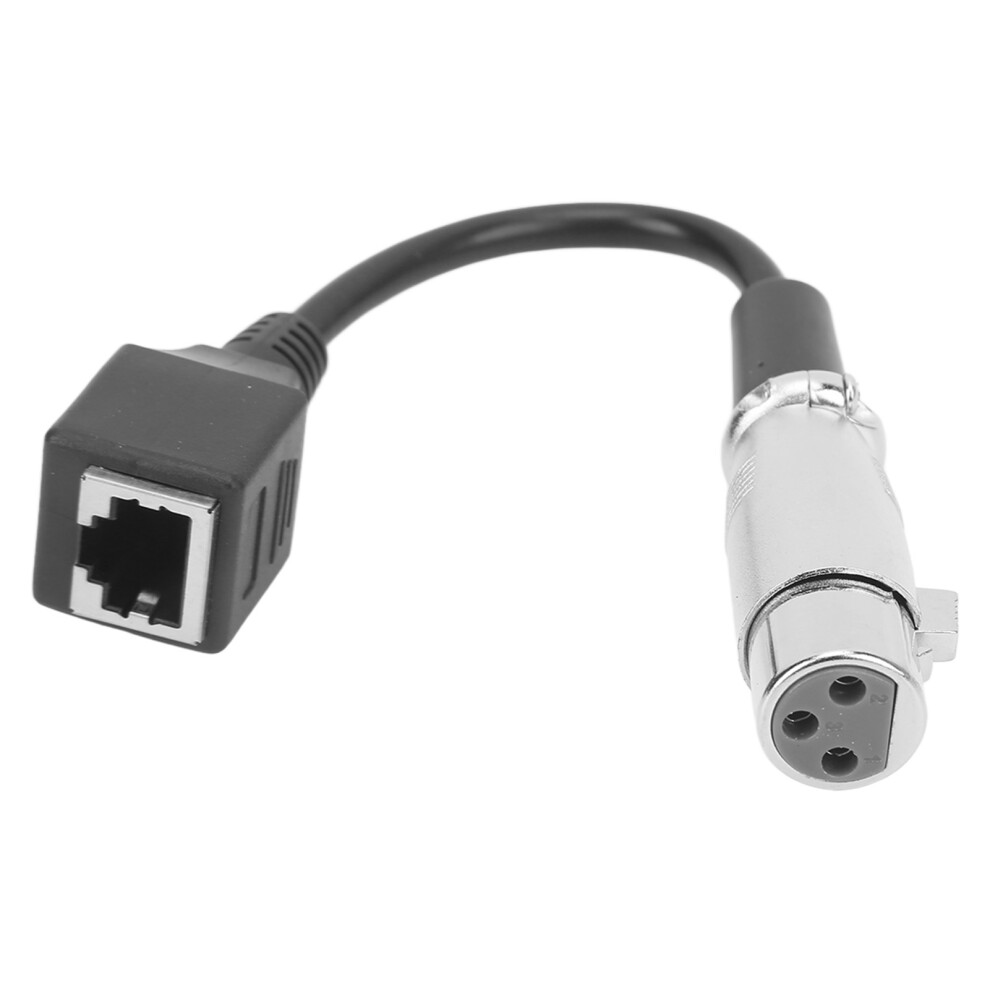 Rj45 To Xlr Adapter Cable Female To Female Plug And Play Led Controller Converter Cord 5.9In 3464940389804