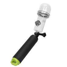 Kunststof waterdichte duikbehuizing, drijvende selfiestick, compatibel met DJI OSMO Pocket sportcamera (groen)