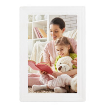 10,1 inch WiFi digitale fotolijst met hoge resolutie, Type-C interface, elektronische cloudlijst, compatibel met fotoweergave, woonkamerdecoratie, wit