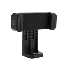 Universele telefoonhouder met 360 draaibare clip, compatibel met statief, monopod en selfiestick.