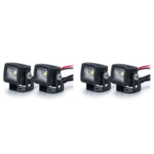 4x LED-Leuchten Helle Scheinwerfer für 1/10 RC Crawler Car TRX4 Axial SCX10 90046 Wraith RR10 VS4-10 Redcat Gen8,B