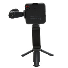 Trealamh Lámhach Vlogála Gairmiúla le haghaidh Fóin Chliste le Micreafón Solais Líonta Tripod atá Comhoiriúnach le Taifeadadh Ceamara