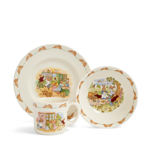 Bunnykins Child 3P Set Bowl/Plate/Mug