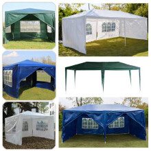 Gazebo Marquee Tent for Outdoor Wedding Party Garden Family Day, Waterproof UV Protection Awning Canopy, Removable Side Walls&Door, Powder Coated