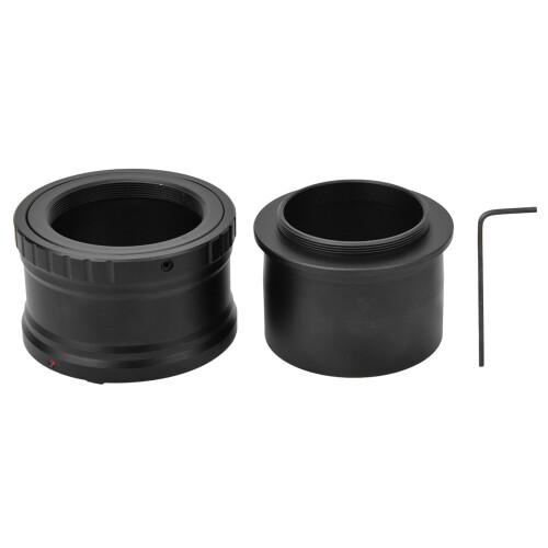 Anel adaptador metálico T2-EOSM compatível com telescópios astronômicos de montagem T de 2 polegadas para câmeras mirrorless Canon EOSM. 1
