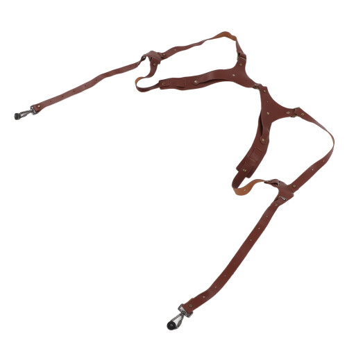 Universal Leather Camera Shoulder Strap Adjustable Belt DSLR Camera Double Shoulder Strap 2