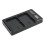 LCD-dubbele USB-oplader met Type-C-interface, compatibel met de acculader van de LPE6-camera. 3