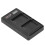 Draagbare camera-acculader compatibel met NB-13L USB-camera-dubbellader met LCD-display 3