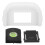 Protetor ocular para visor de câmera digital EF, compatível com kits de câmeras Canon EOS 760D, 650D e 500D (branco). 3