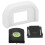 Protetor ocular para visor de câmera digital EF, compatível com kits de câmeras Canon EOS 760D, 650D e 500D (branco). 4