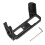 Durable Black L shaped Camera Bracket Quick Release Vertical Grip Compatible With FUJIFILM X T3 2