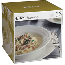 Elia Essence Bone China 16 Piece Dinner Set, Gift Boxed